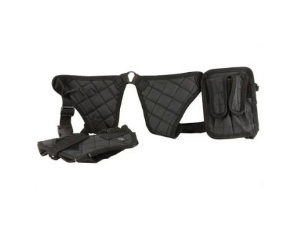 Leapers UTG Deluxe Shoulder Holster, Ambidextrous, Universal, Black - PVC-H170B