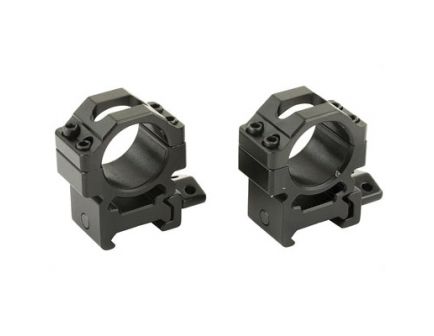 Leapers UTG Pro Max Strength Rings Fits Picatinny 1in Medium 2 piece Black -  RG2W1154