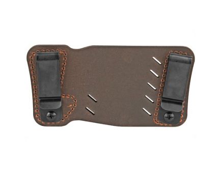 Versacarry Orion RH IWB/OWB Single Stack Holster, Distressed Brown Leather - 22103