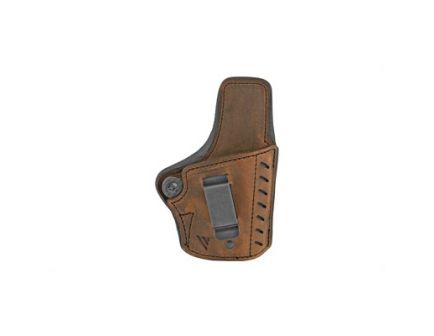 Versacarry Comfort Flex Deluxe RH IWB Single Stack Subcompact Holster, Distressed Brown Leather - CFD2113-1