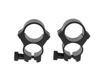 Weaver See Through 1" Scope Rings For 3/8" Dovetail Mount, Black - 47327
