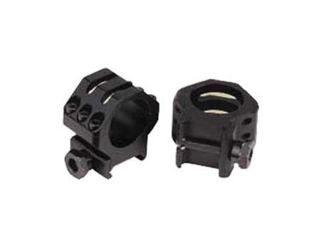 Weaver Extra High 6 Hole 1" Tactical Rings, Matte Black - 48351