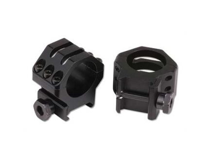 Weaver XX High 6 Hole 1" Tactical Rings, Matte Black - 48353
