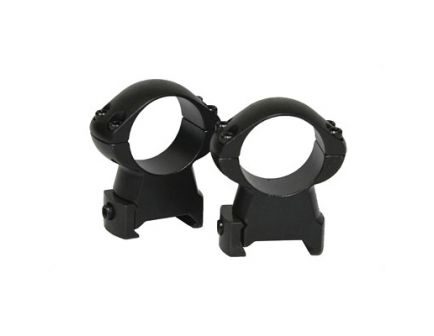 Weaver Grand Slam Extra High Picatinny Compatible 1" Scope Rings, Matte Black - 49307