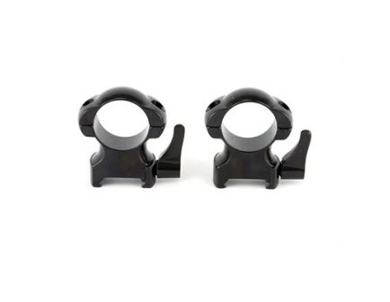 Weaver LeverLok Top Mount Extra High Picatinny Compatible 1" Scope Rings, Black - 49330
