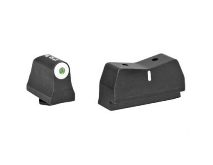 XS Sights DXT Big Dot Green Front Rear Stripe Suppressor Height Night Sight Set For Glock Models - GL-0004S-3