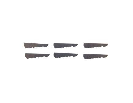 Brownells 1.08" x 0.05" Rear Sight Single Step Elevator, Black Pack of 6