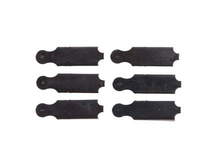 Brownells 1.22" x 0.35" Rear Sight Short Double Step Elevator, Black Pack of 6