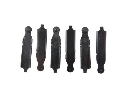 Brownells 1.63" x 0.35" Rear Sight Long Double Step Elevator, Black Pack of 6