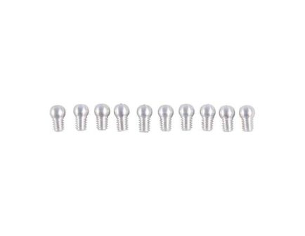 Brownells #6 Shotgun Sight Refill, White Pack of 10