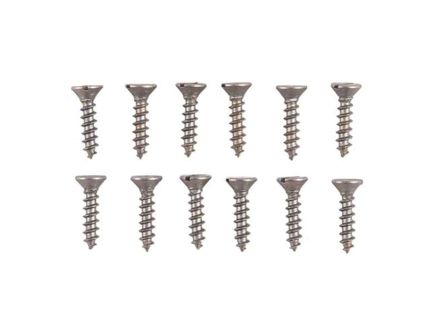 Brownells #2 x 0.38" Flat Head Wood Screw, Pack of 12