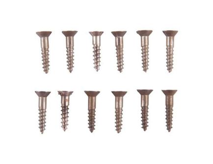 Brownells #3 x 0.50" Flat Head Wood Screw, Pack of 12