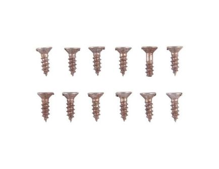 Brownells #4 x 0.38" Flat Head Wood Screw, Pack of 12