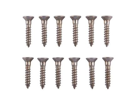 Brownells #6 x 0.75" Flat Head Wood Screw, Pack of 12