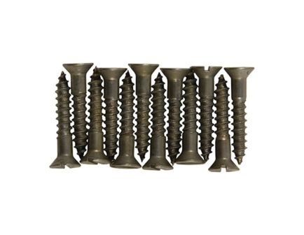 Brownells #8 x 1" Flat Head Wood Screw, Pack of 12