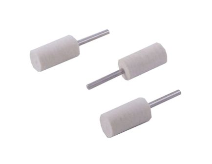 Brownells 1" x 0.50" Mandrel Mounted Felt Bob, Pack of 3