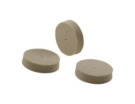 Brownells Square Unmounted Felt Bob, Pack of 3