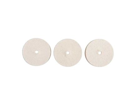 Brownells Square Unmounted Felt Bob, Pack of 3