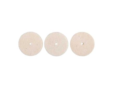 Brownells Square Unmounted Felt Bob, Pack of 3