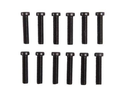 Brownells #8-40 x 0.75" Fillister Head Long Screw, Black Pack of 12