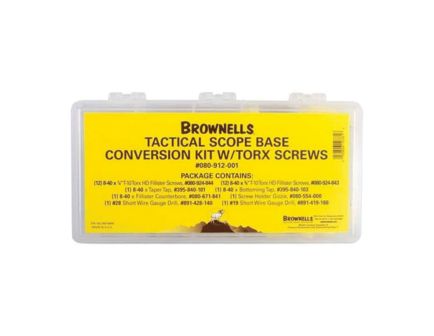 Brownells Torx Tactical Scope Base Conversion Kit, Pack of 12