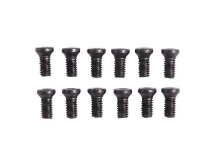 Brownells #6-40 x 0.34" T-10 Weaver Oval Screw, Black Pack of 12