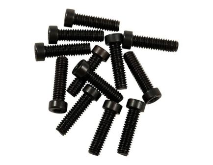 Brownells #6-40 x 0.50" T-10 Fillister Head Screw, Black Pack of 12
