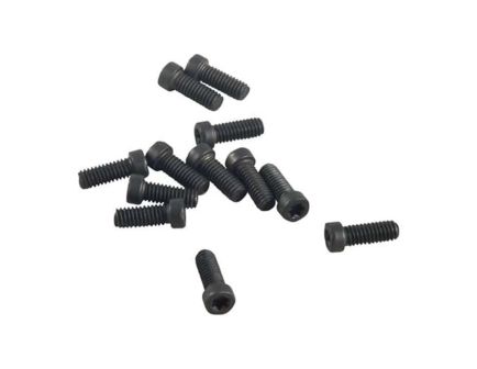 Brownells #6-40 x 0.38" T-10 Fillister Head Screw, Black Pack of 12