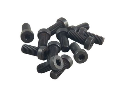 Brownells #8-40 x 0.38" T-10 Fillister Head Screw, Black Pack of 12
