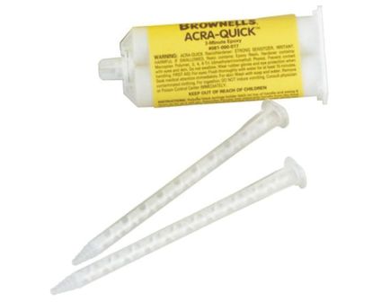 Brownells 50 mL Acra-Quick w/2 Mixing Tips