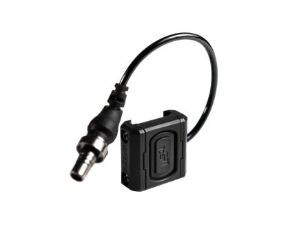 Unity Tactical ModButton Lite Remote Switch - Single Lead Polymer 1.30" for Quick Access - MBL-BLK-CL-7
