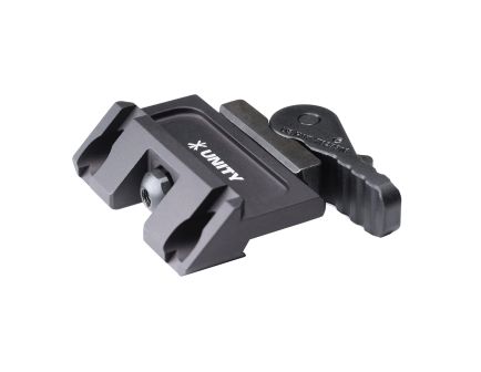 Unity Tactical Raxis QD Lever Rail Clamp - 2.20" Quick Detach Aluminum Alloy Rail Mount for Tactical Gear - LM-MIB-QD