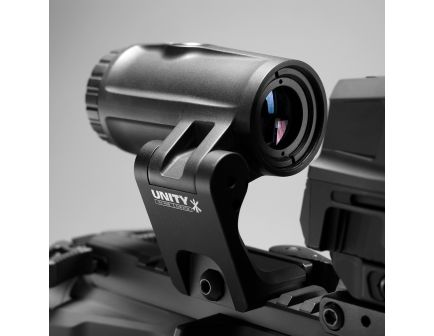 Unity Tactical Fast FTC 4X Magnifier - 4x Magnification Tactical Optic with Fast Flip Mount - FST-M4B