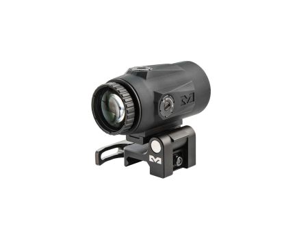 Meprolight MMX4 Magnifier with Integrated Side Flip Adapter 4x24mm - 4x Magnification with Side Flip Adapter for Quick Use - 8016000200
