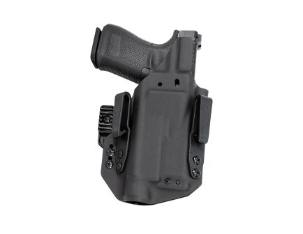 Mission First Tactical Pro Glock G19/G45 IWB Holster Ambidextrous Kydex, Black - H5-GL-1-WL-1