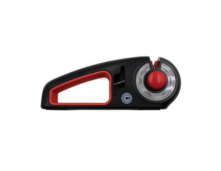 Camp Co Adjustable Knife Sharpener Black Red - Versatile for Precise Edge Maintenance - CBG-KS-1