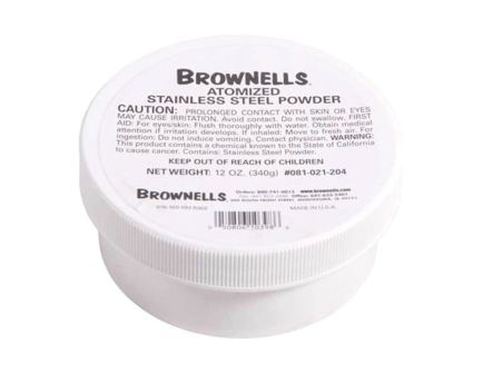 Brownells Atomized Stainless Steel Powder, 12 oz