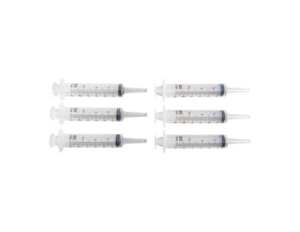 Brownells Re-Usable Syringe, 50 cc Pack of 6