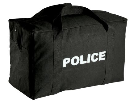 Rothco Large Canvas Police Gear Bag - Black