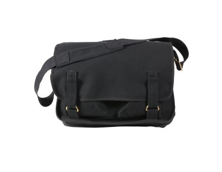 Rothco Canvas European Shoulder Bag - Black