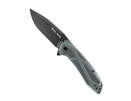 Real Avid RAV-2 Folding Knife Drop Point Gray - Reliable, for Versatile Use - AVRAV2