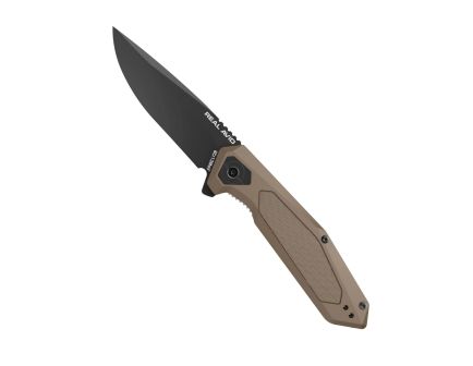 Real Avid RAV-3 Folding Knife Drop Point Tan - Functional, for Everyday Carry - AVRAV3