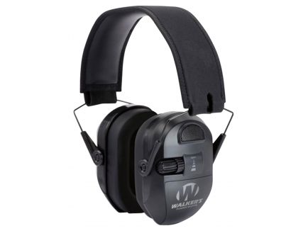 Walkers Game Ear 26 dB Ultimate Over the Head Power Muff, Black - GWPXPMB