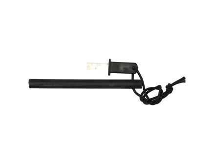 Pathfinder HD6 Rod with Lanyard and Tungsten Striker Black - Heavy-Duty Ferro Rod, Durable Lanyard, Perfect for Survival Kits - PFHD6-105