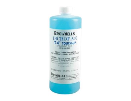 Brownells Dicropan T-4 Touch-Up Liquid Gun Bluing, 32 oz Bottle Blue