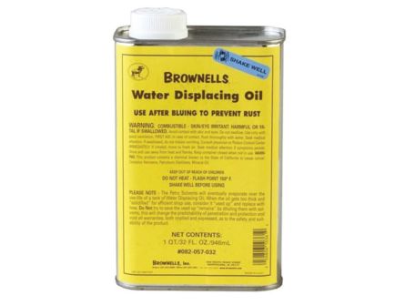 Brownells After-Bluing Rust Preventative Water Displacing Oil, 1 qt Metal Can