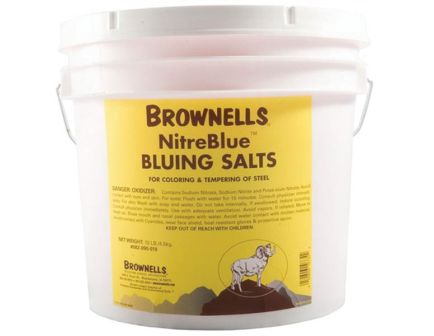 Brownells Nitre Blue Bluing Salt, 10 lb Bucket