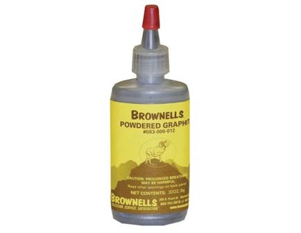 Brownells Powder Graphite, 0.32 oz Applicator Bottle Black