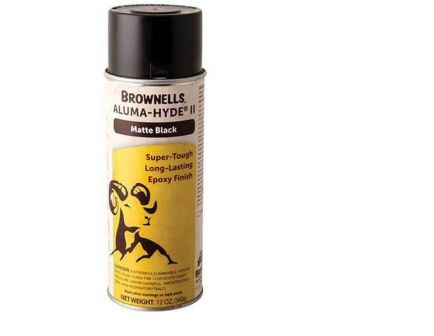 Brownells Aluma-Hyde II Epoxy Based Finish Spray, 12 oz Aerosol Black