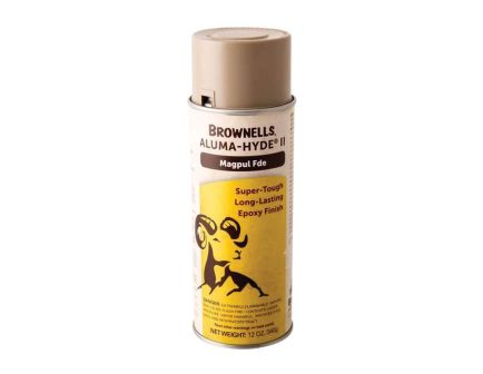 Brownells Aluma-Hyde II Epoxy Based Finish Spray, 12 oz Aerosol Flat Dark Earth